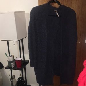 Long heavy knit free people sweater